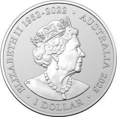 1 Dollar In the name of Elizabeth II, Rough-Toothed Dolphin - Silver Bullion Coin