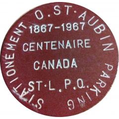 Parking Token - St. Aubin Saint-Laurent, Quebec