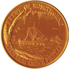Mardi Gras Token - Krewe of Rosethorne Crown Point, LA.