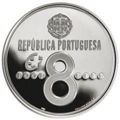8 Euros Passarola, .925 Silver