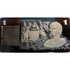 Bar - 1.3 oz `Dollar Note` - Masterpieces Silver Bar