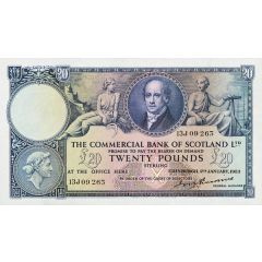 20 Pounds Commercial Bank of Scotland
