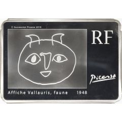 500 Euros Pablo Picasso, silver