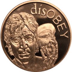 1 oz. Copper disOBEY series - John Lennon
