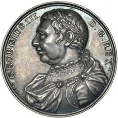 Medal - George III Death, J. Marrian, silver