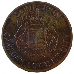 1 Dollar - Saint John, New Brunswick Loyalist days