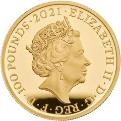 100 Pounds - Elizabeth II Little Miss Sunshine, Gold Proof