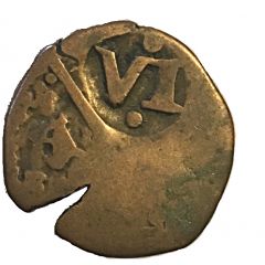 6 Maravedis - Felipe IV countermark