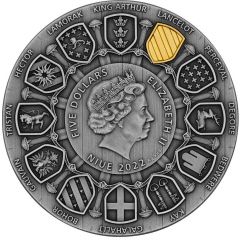 5 Dollars - Elizabeth II Sir Lancelot