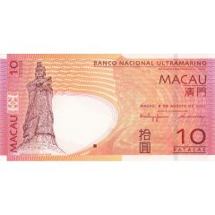10 Patacas Banco Nacional Ultramarino