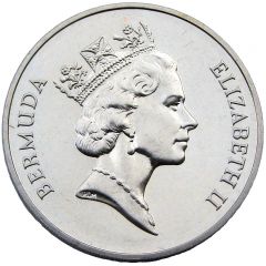 1 Dollar - Elizabeth II Monarch butterflies
