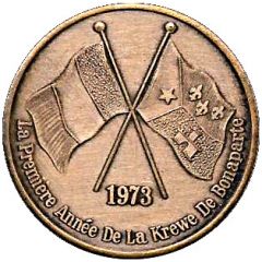 Mardi Gras Token - Krewe of Bonaparte Lafayette, Louisiana