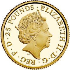 25 Pounds - Elizabeth II Mayflower, Gold Proof