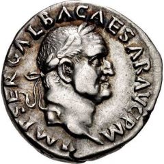 Denarius - Galba SALVS GEN HVMANI