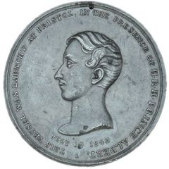 Medal - Victoria Launch of SS Great Britain, J. Davis