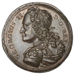 Medal - George II Rebels Retreat to Scotland