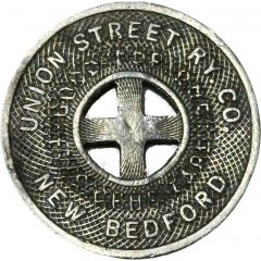 Token - Union Street Ry Co. New Bedford, Massachusetts