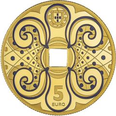 5 Euros The Art of Porcelain, Gold