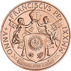 20 Euros – Pope Francis Statue of St. Peter