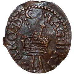 1 Farthing - Charles I Richmond issue, type 10c