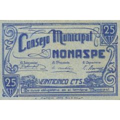 25 Céntimos Nonaspe