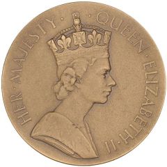 Medal - Elizabeth II Coronation, Turner & Simpson, bronze, 51mm