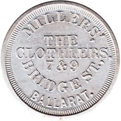 Token - Discount Check Millers` The Clothiers