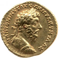 Aureus - Marcus Aurelius VICT AVG TR P XX IMP IIII COS III, Victory