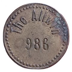 Token - 10 Pence - Allwin