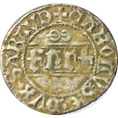 1/4 Groschen - Charles I