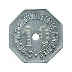 10 Centimes Cie NOSYBEENNE D`INDUSTRIES AGRICOLES
