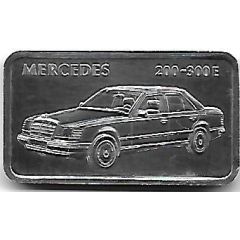 1 oz Silver Degussa - Mercedes 200-300 E