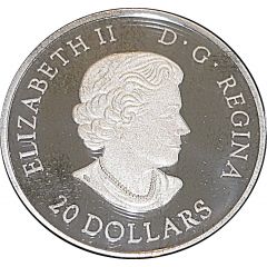 20 Dollars - Elizabeth II Polar Bear