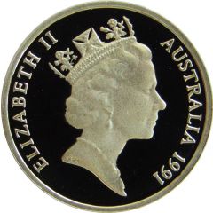 1 Cent - Elizabeth II 3rd Portrait - Masterpieces in Silver Proof