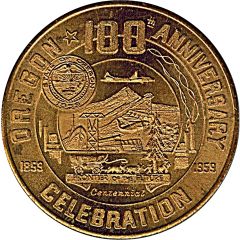 50 Cents - 100th Anniversary Oregon Harney County, Oregon