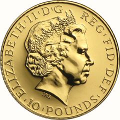 10 Pounds - Elizabeth II Year of the Horse, Fine Gold