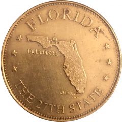 Token - Shell’s States of the Union Coin Game, Version 1 Florida