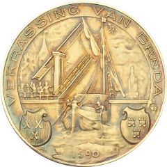 Medal - Inauguration of the Adriaan van Bergen statue in Leur