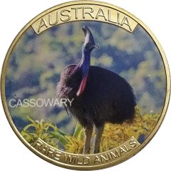 Medal - Cassowary Australia - Rare Wild Animals