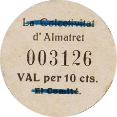 10 Centimos - Colectivitat d`Almatret