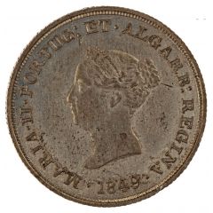 RUPIA DE GOA - Maria II Pattern