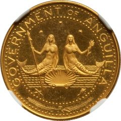20 Dollars - Elizabeth II Mermaids, Obverse Trial