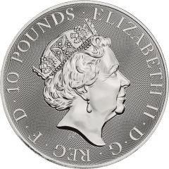 10 Pounds - Elizabeth II Silver Valiant, 10 oz Fine Silver