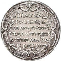 4 Ducats Silver pattern strike, Imperial enthronement
