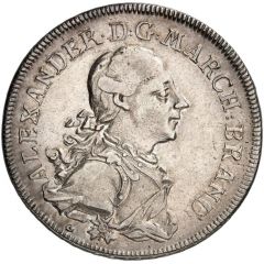 1 Thaler - Christian Frederick Charles Alexander Konventionstaler