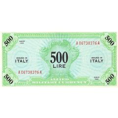 500 Lire Allied Military Currency