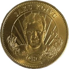 Medal - Pinnacle Mint Collection Hockey Saku Koivu
