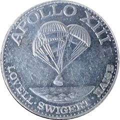 Shell Token - Man In Flight Apollo XIII