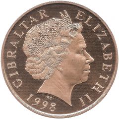 5 Pounds - Elizabeth II Radio Gibraltar
