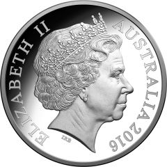 5 Dollars - Elizabeth II 4th Portrait - Northern Sky - Cassiopeia - Silver Domed